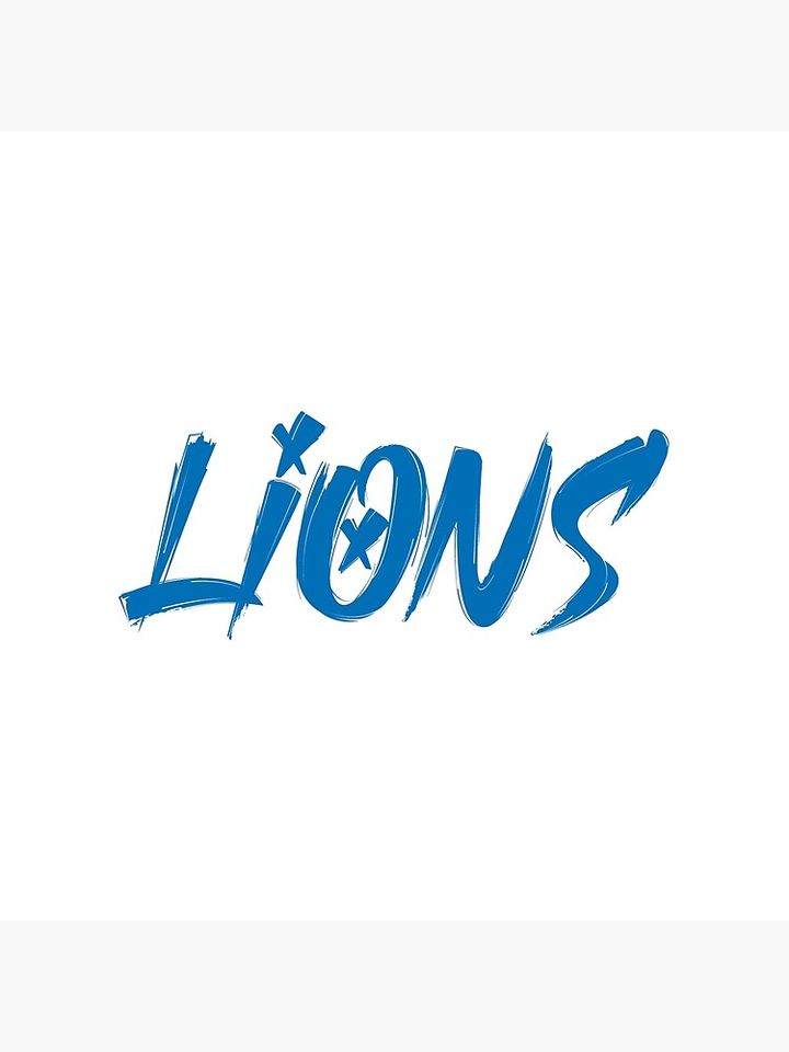 detroit lions Pillow