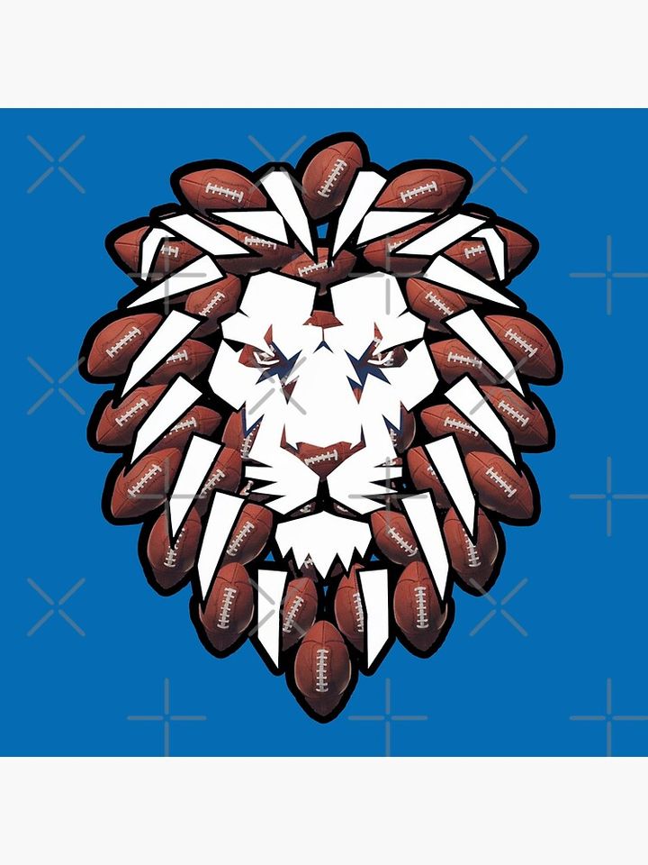 Detroit Lions Grit and Power Pillow