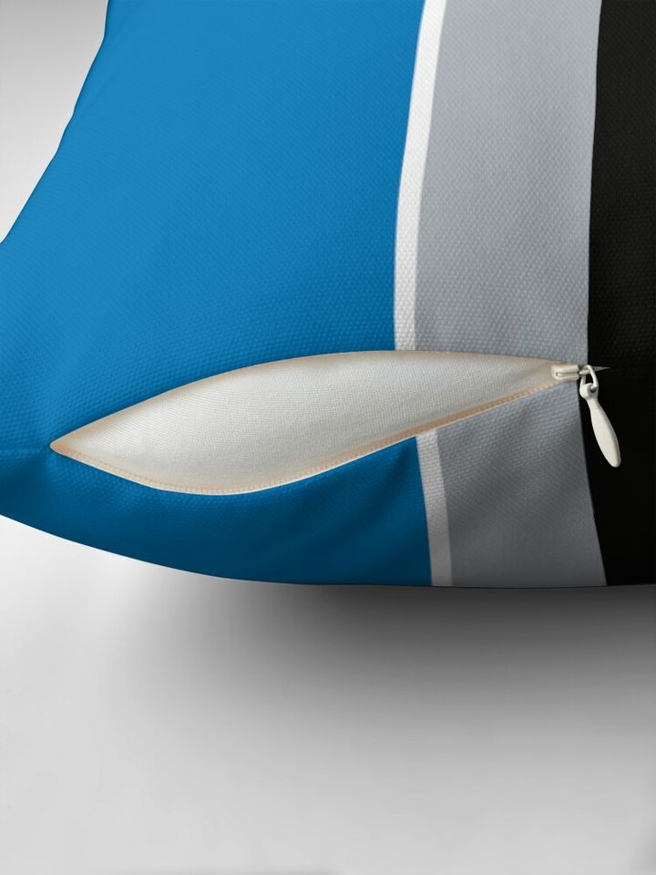 Detroit Lions Stripes Pillow