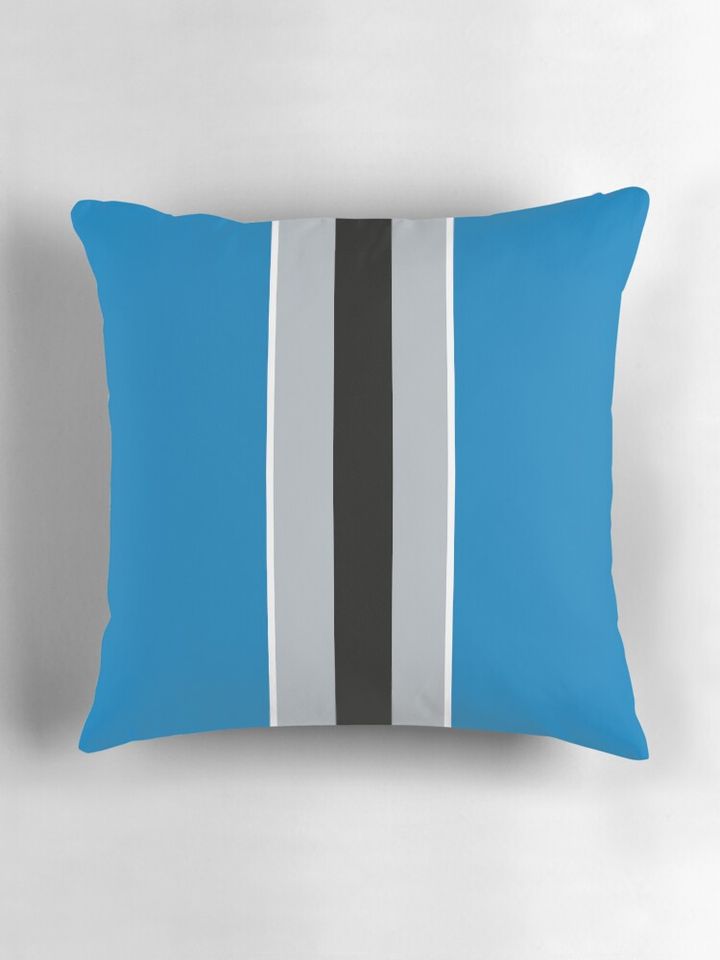 Detroit Lions Stripes Pillow
