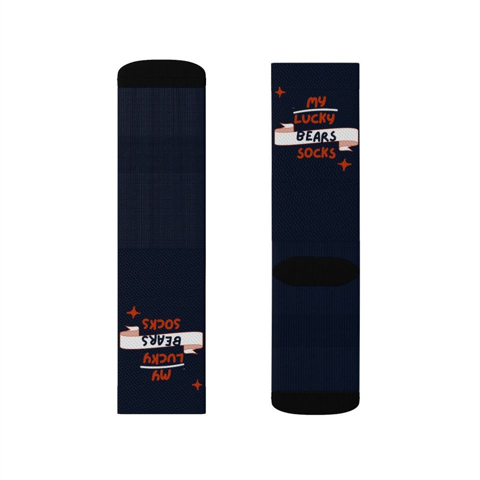 Chicago Bears Socks in Team Colors