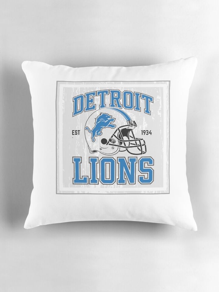 Detroit lions Pillow