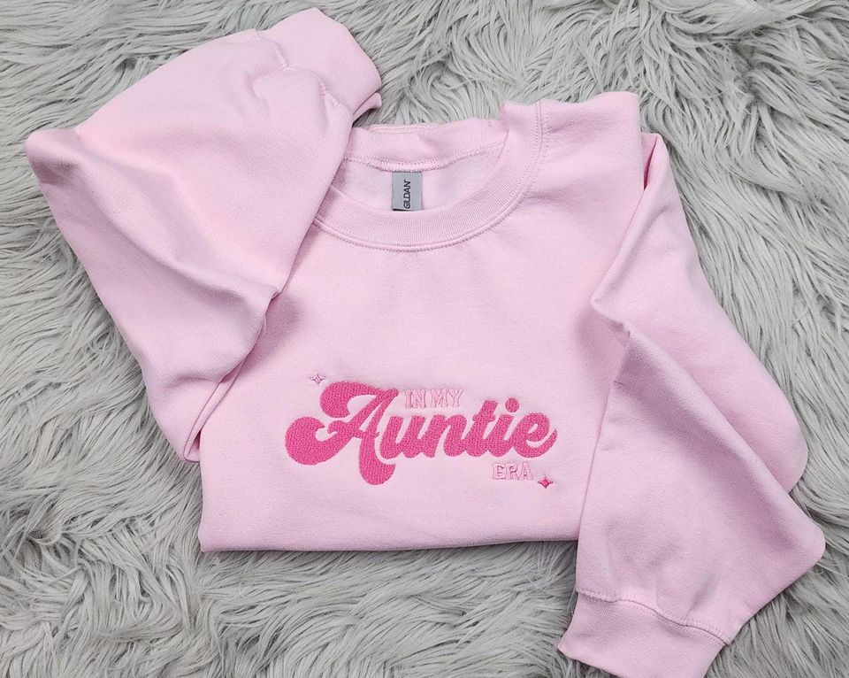 In My Auntie Era Embroidered Sweatshirt