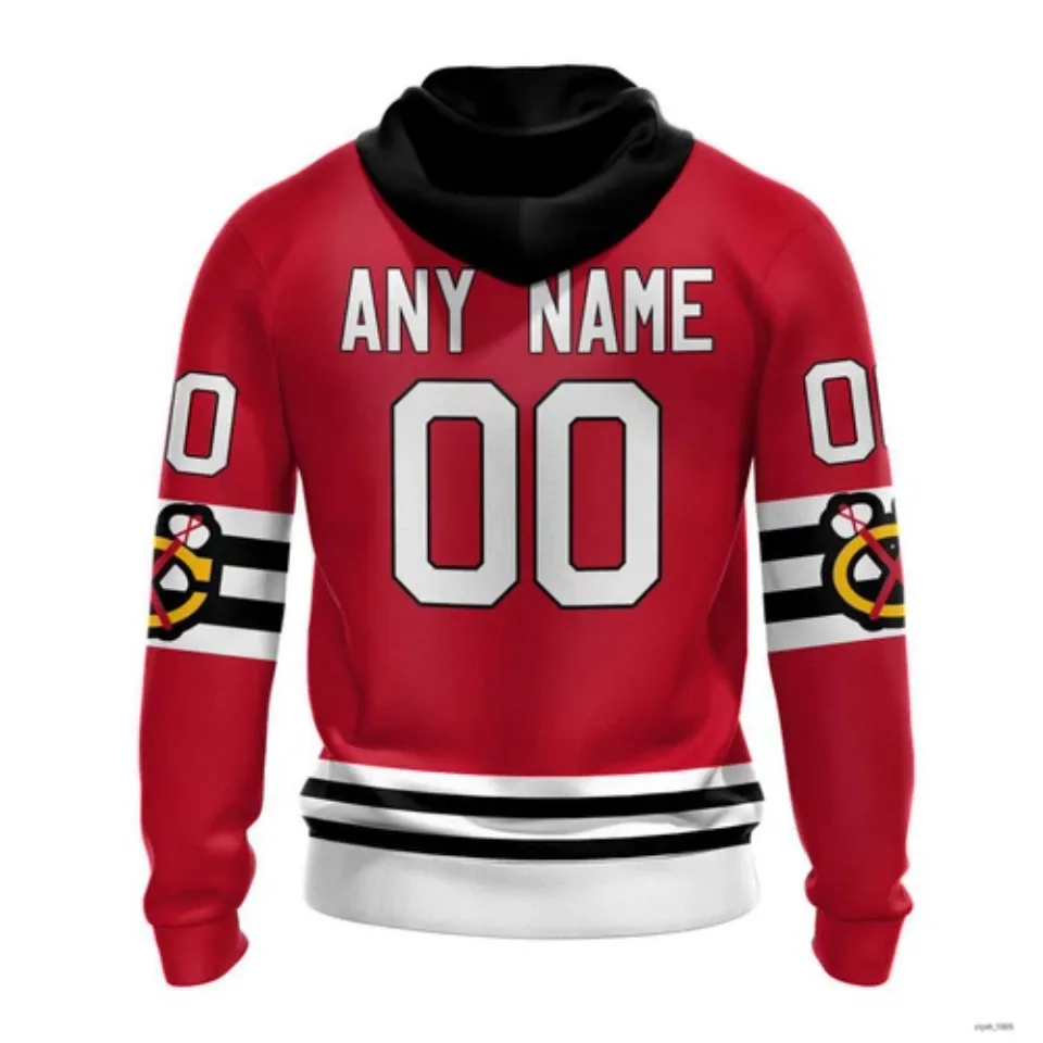 Personalized Chicago Blackhawks Special Throwback Design Hoodie