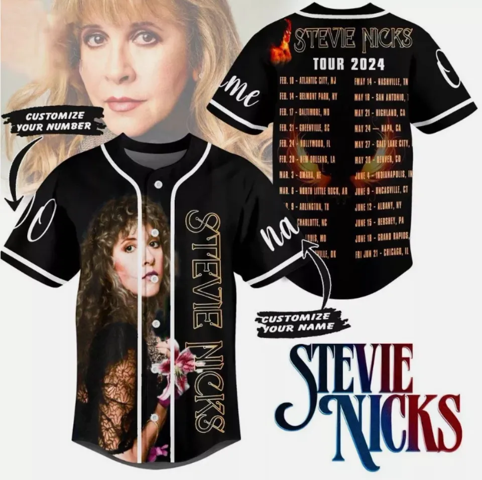 Stevie Nicks Baseball Jersey