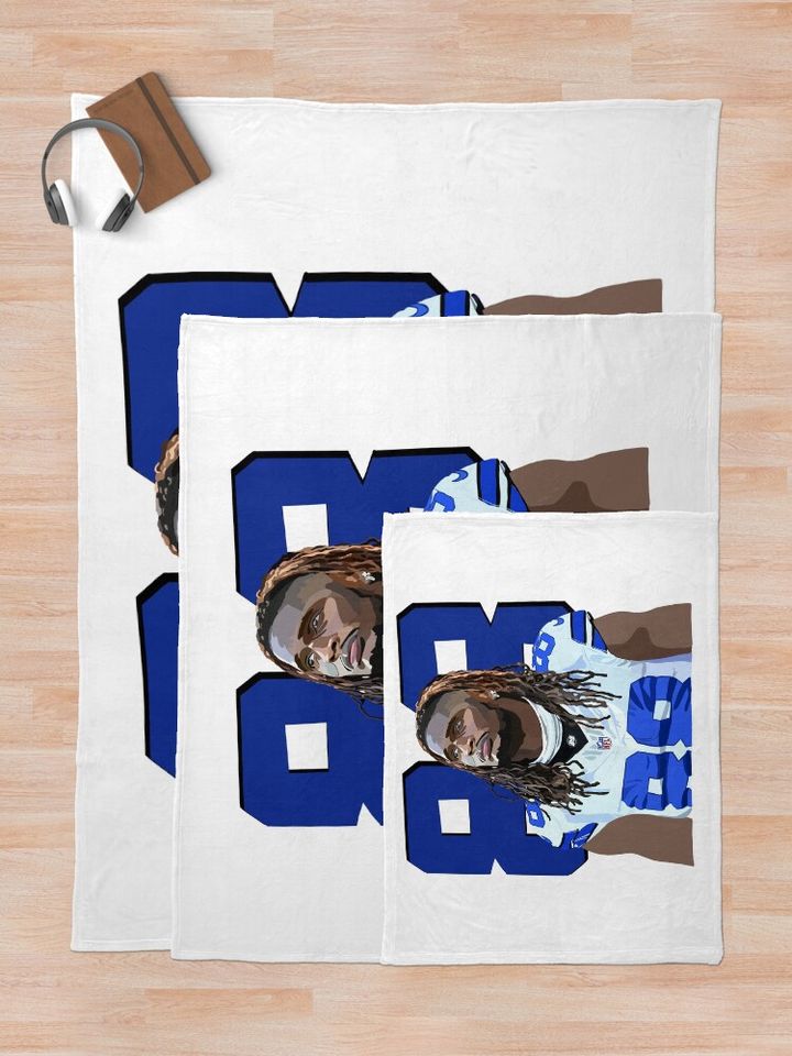 88 CEEDEE LAMB - COWBOYS Throw Blanket