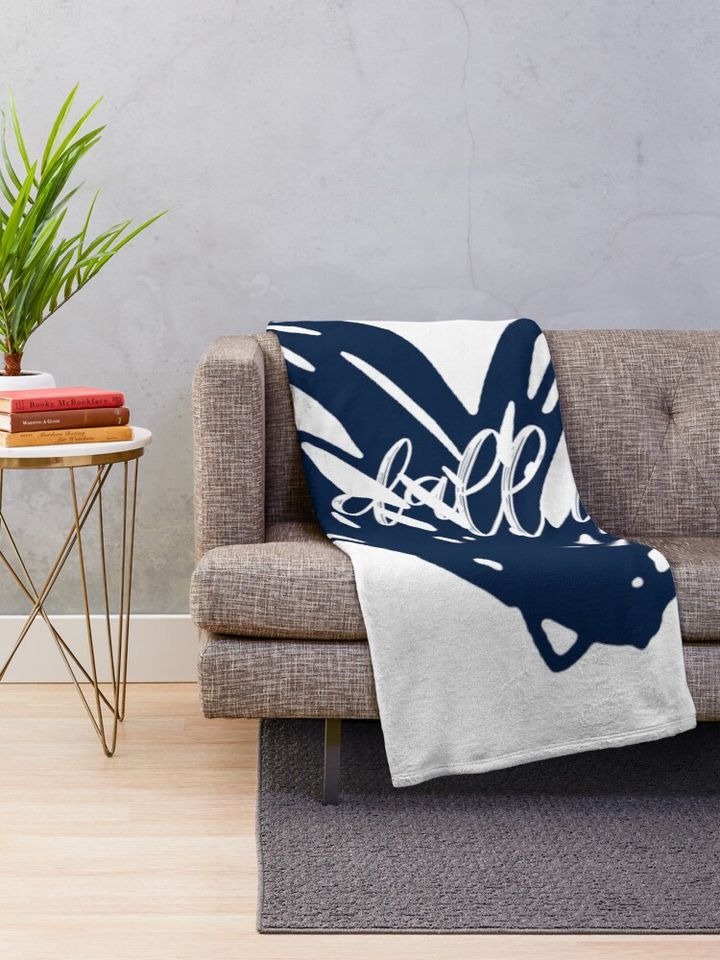 dallas cowboys heart   Throw Blanket