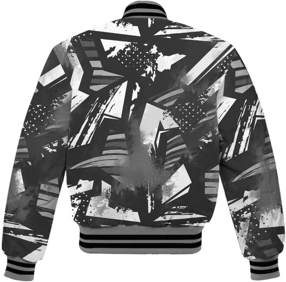 Dunkare Shirt To Match Retro Black Wolf Grey 12s Jacket, Streetwear Varsity Jacket, 12 Wolf Grey Shirt, Get Moneys Season Banknote Varsity Jacket