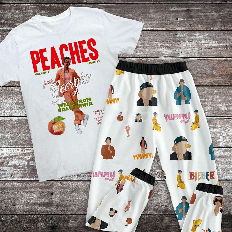 Justin Bieber Personalized Family Pajamas Set