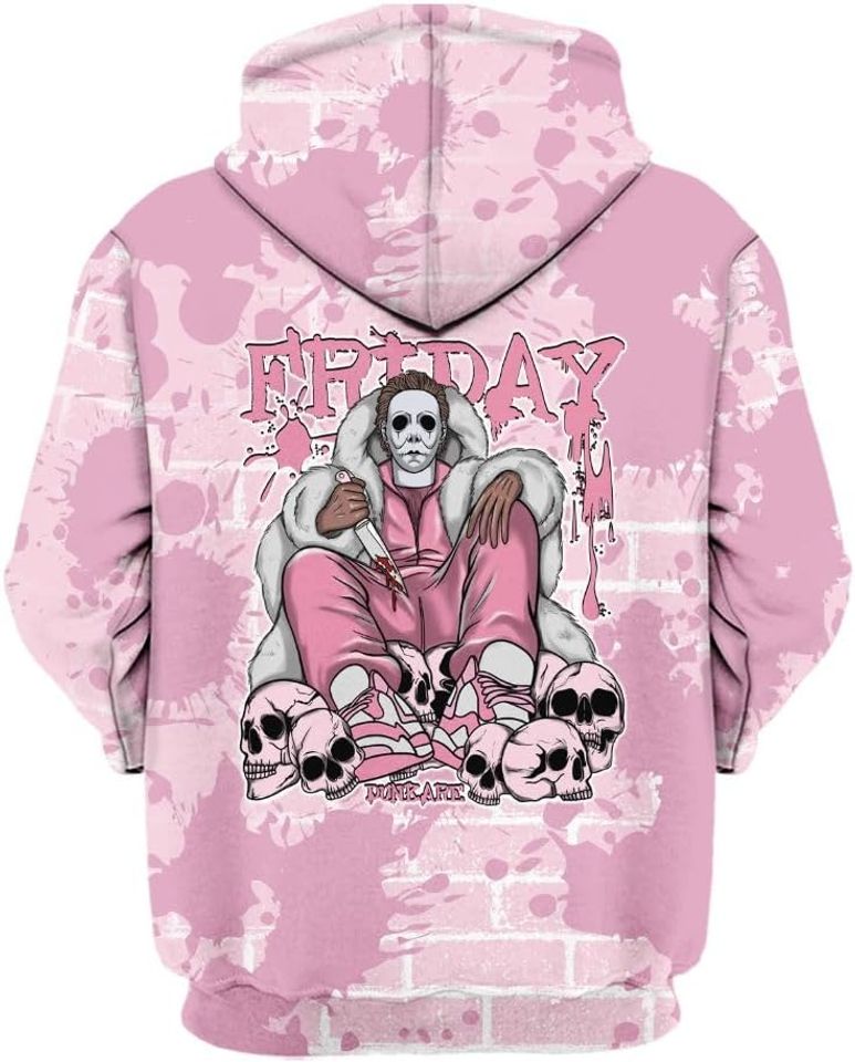 Dunkare Orchid 4s Streetwear 3D Hoodie - Get Tag Sneakers Steppin' Graphic Crack All Over Print Unisex Hoodie