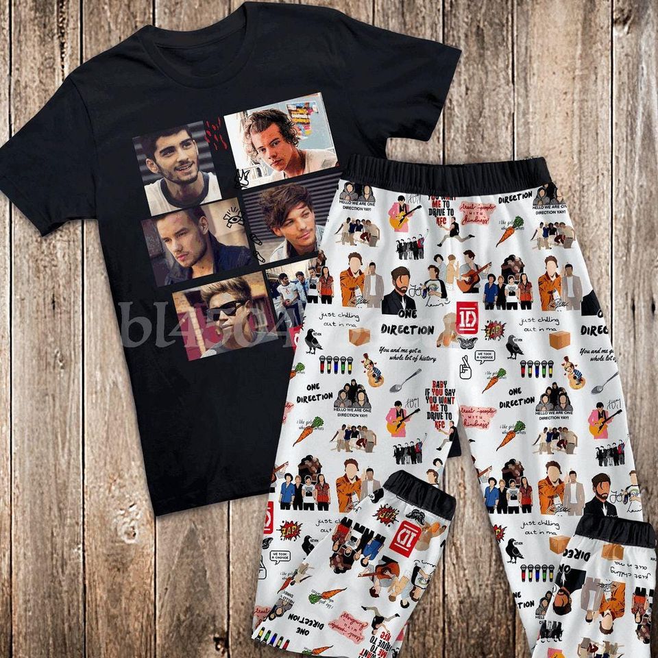 One Direction Family Christmas Pajamas Set