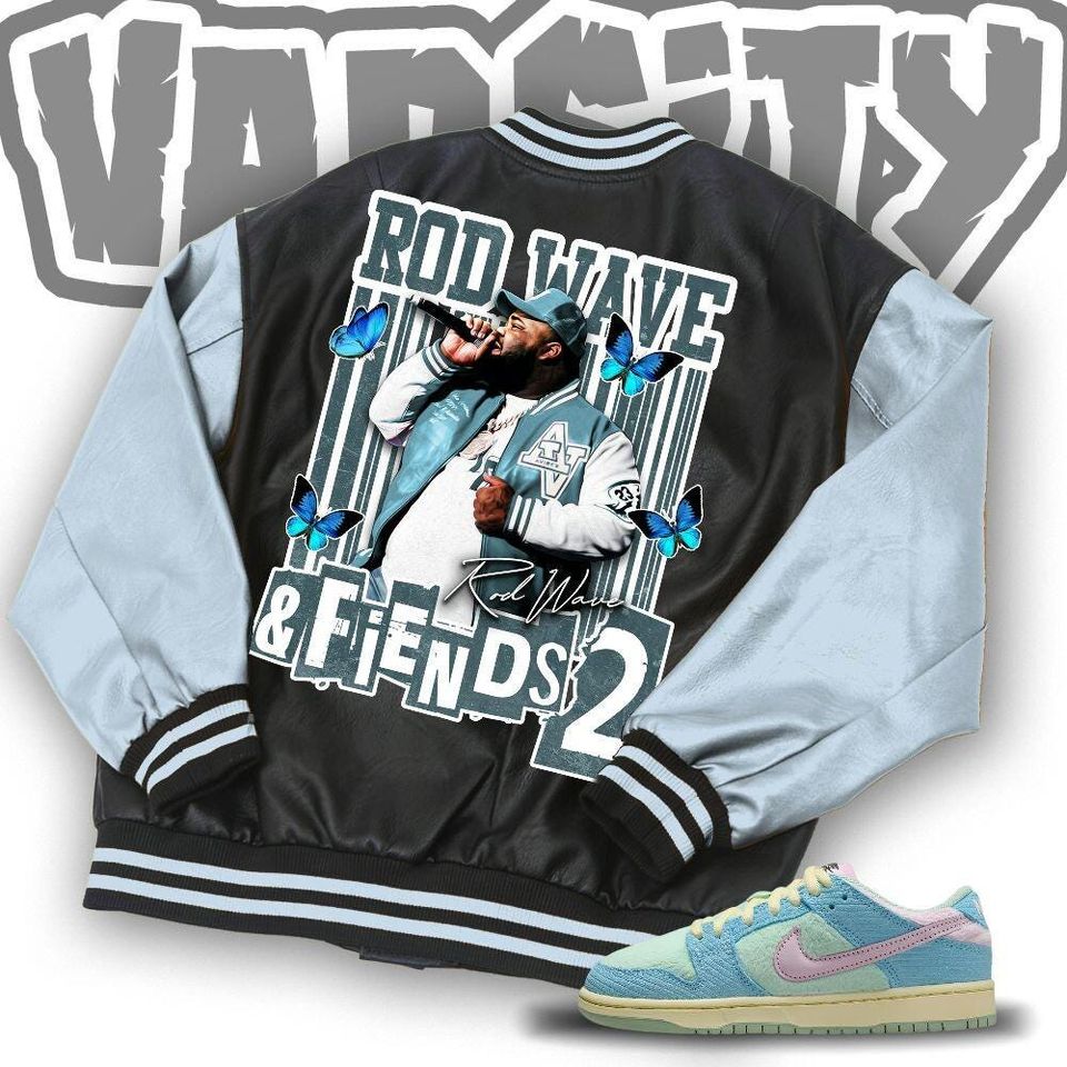 Custom Rod Wave Unisex Varsity Jacket, Rod Wave And Friends II Varsity Jacket