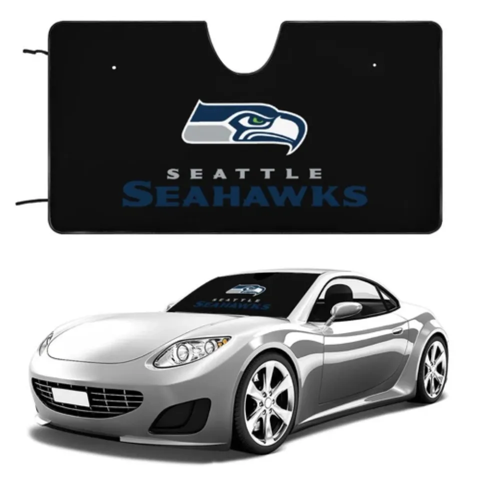 Seattle Seahawks Car Windshield Sunshade Car Accessories Car Sunshade Heatproof