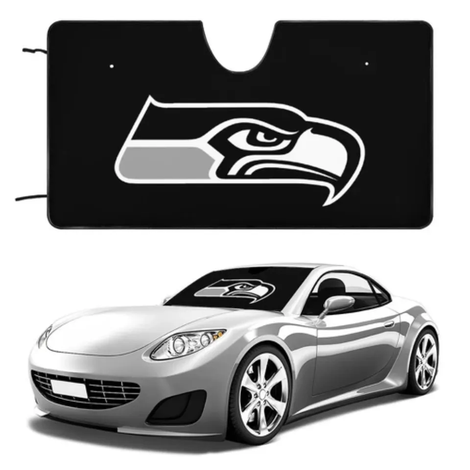 Seattle Seahawks Car Windshield Sunshade Car Accessories Car Sunshade Heatproof
