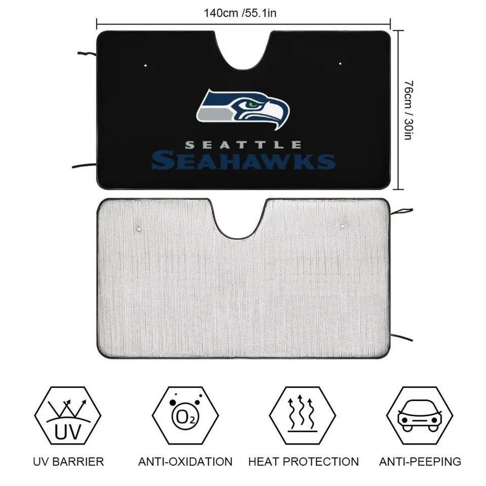 Seattle Seahawks Car Windshield Sunshade Car Accessories Car Sunshade Heatproof