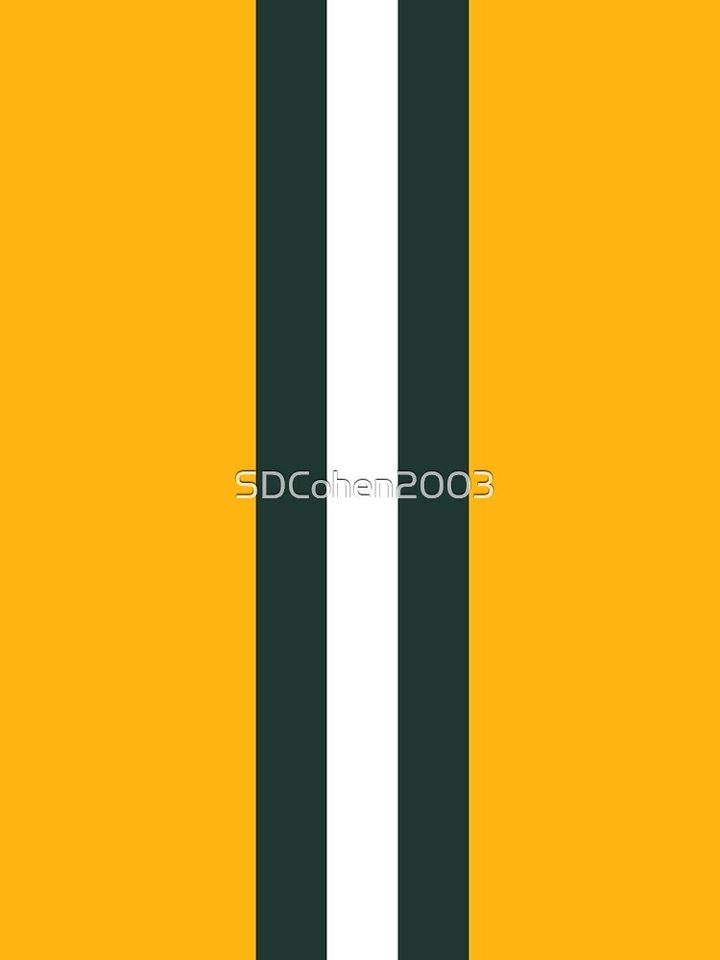 Green Bay Packers Stripes Design iPhone Case