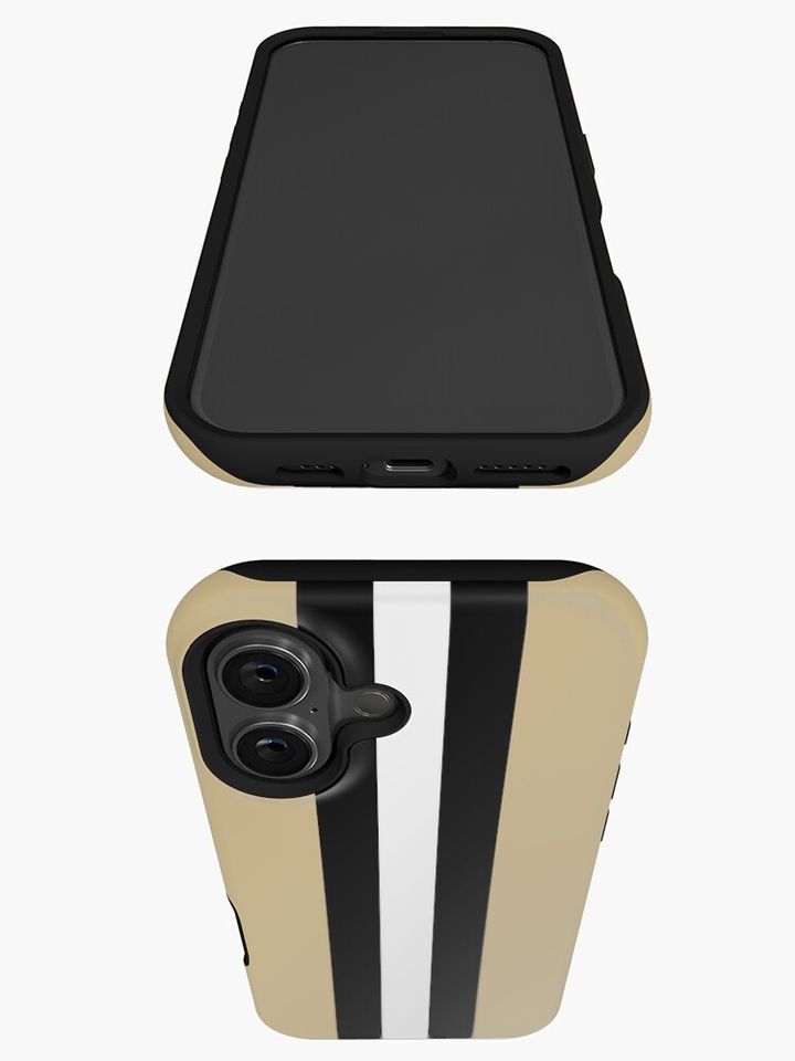 New Orleans Saints Stripes iPhone Case