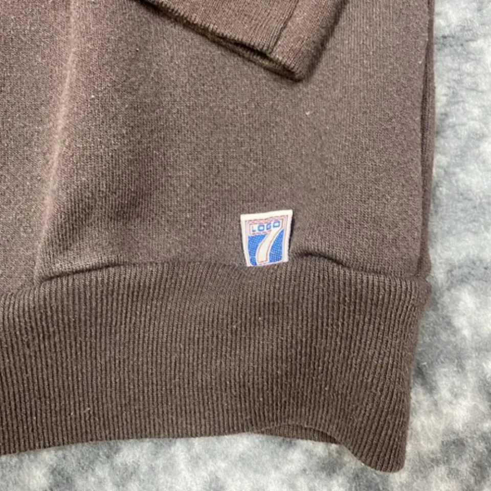 1992 Logo 7 Cleveland Browns Crewneck Mens Size L Vintage 3D Spell Out Pullover