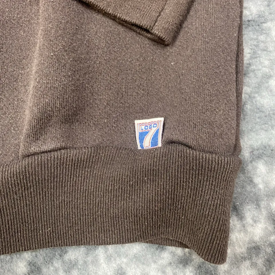 1992 Logo 7 Cleveland Browns Crewneck Mens Size L Vintage 3D Spell Out Pullover