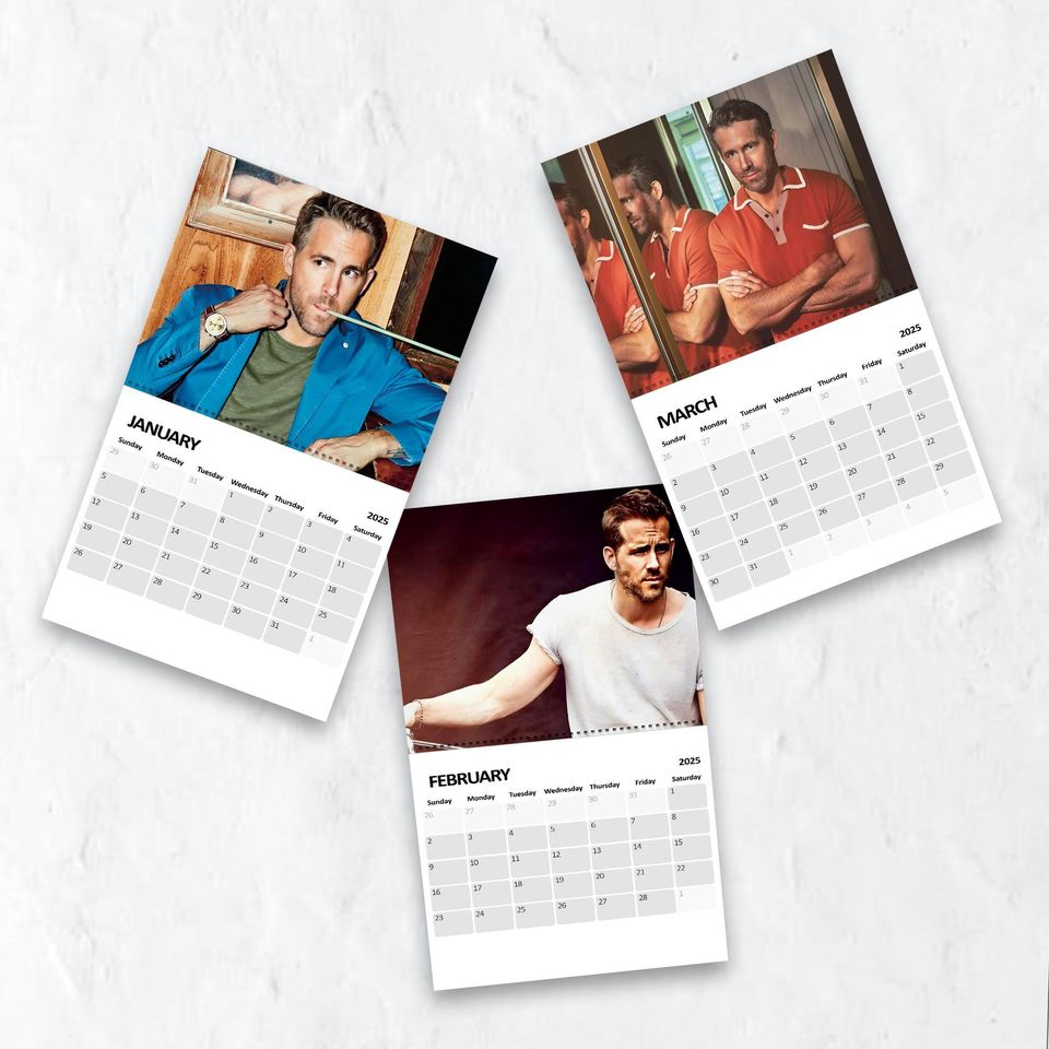 Ryan Gosling Calendar 2025 Ryan Gosling 2025 Celebrity Wall Calendar