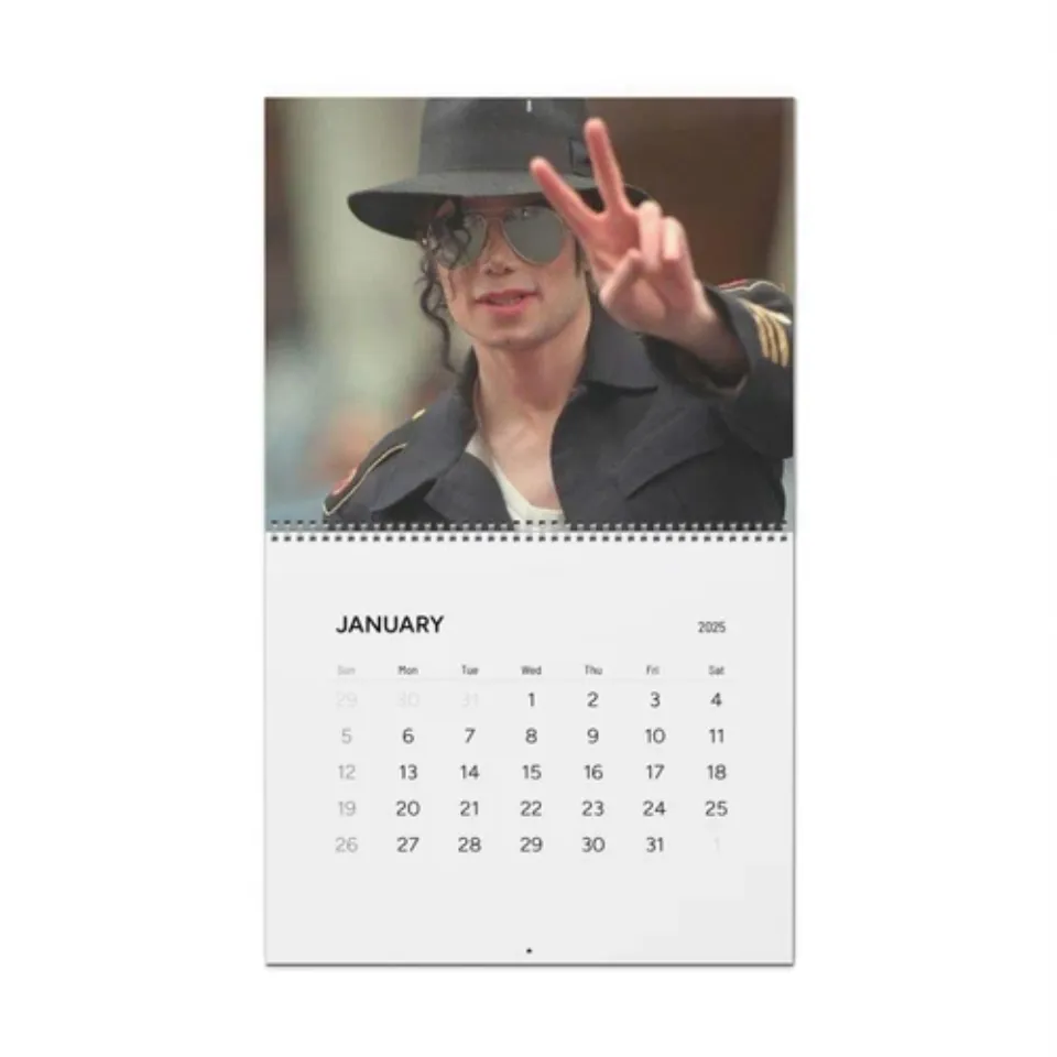 Michael Jackson 2025 Wall Calendar