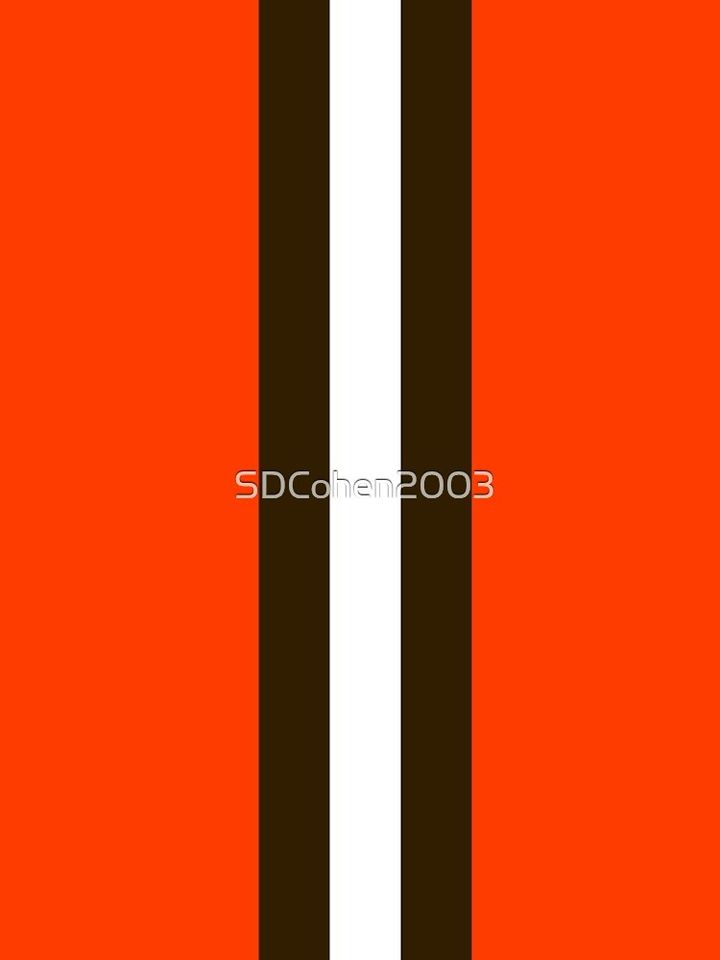 Cleveland Browns Stripe Mask iPhone Case