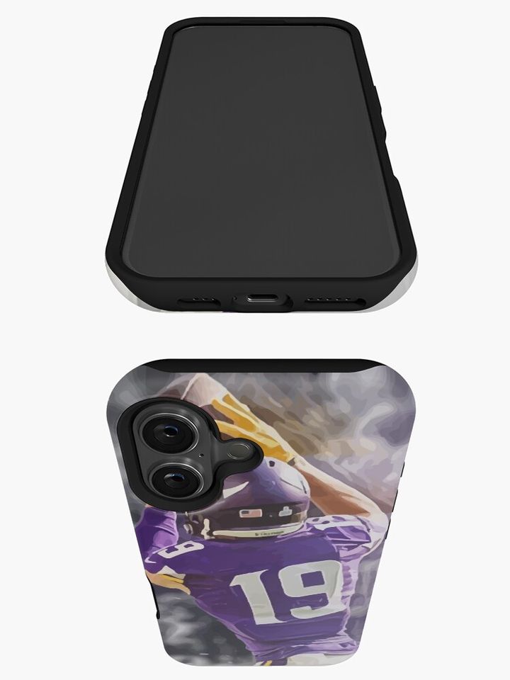 Adam Thielen Minnesota Vikings Illustration  iPhone Case