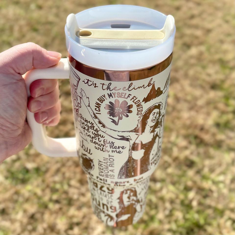 Miley Cyrus 40oz Engraved Tumbler