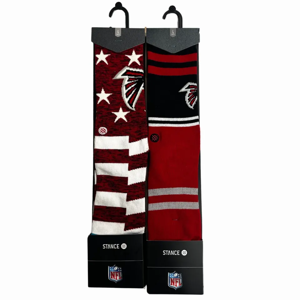 Stance football Atlanta Falcons 2PACK Crew Socks Size L 9-12