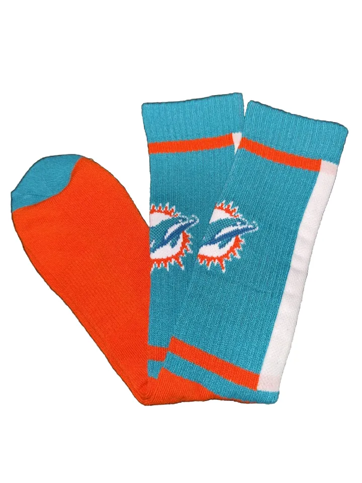Miami Dolphins football Socks,  Playoff Bound