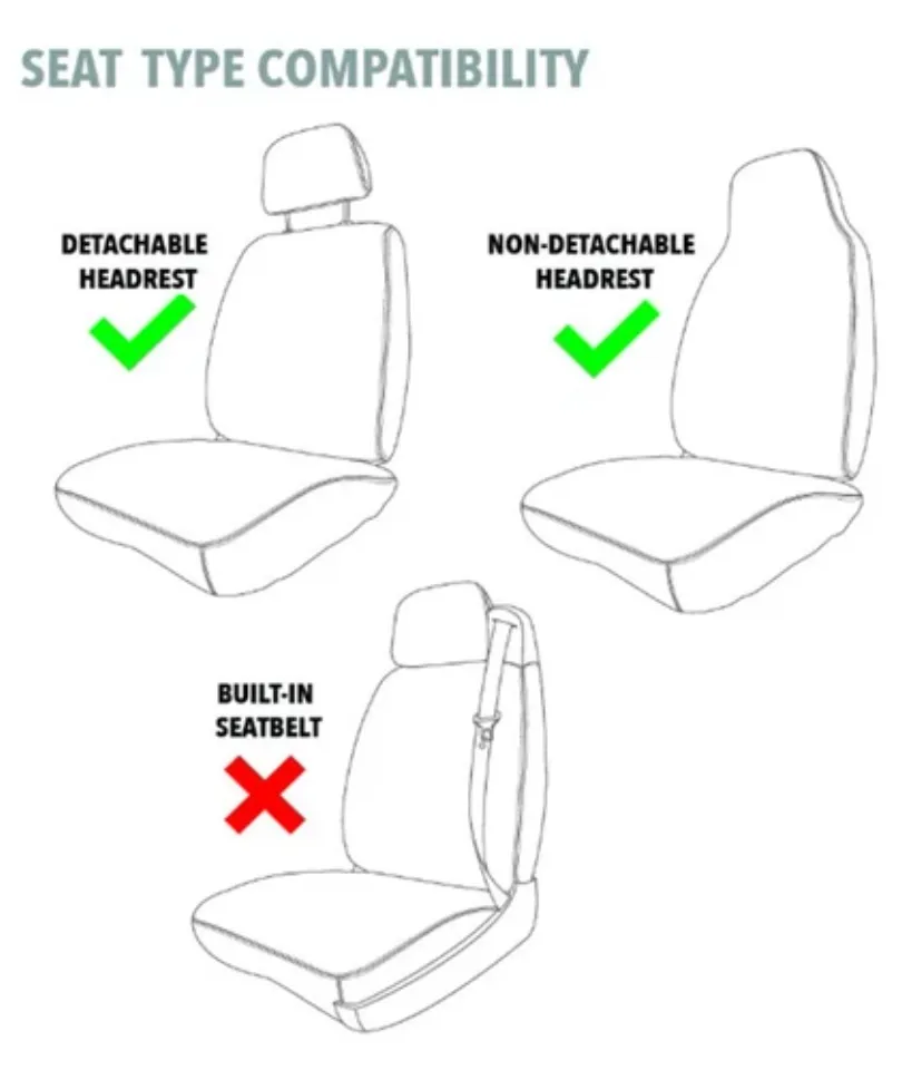 Cleveland Browns Car Seat Covers High Back Licensed Pair Universal SUV