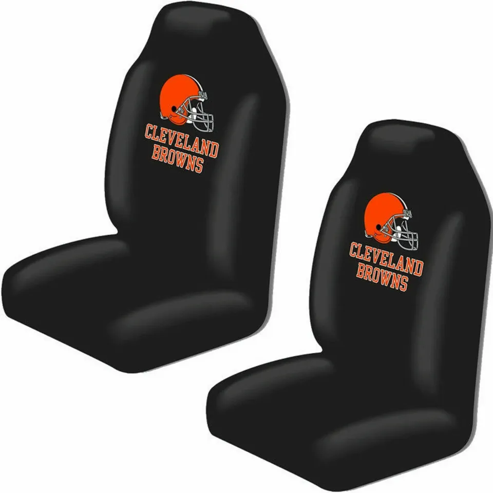 Cleveland Browns Car Seat Covers High Back Licensed Pair Universal SUV