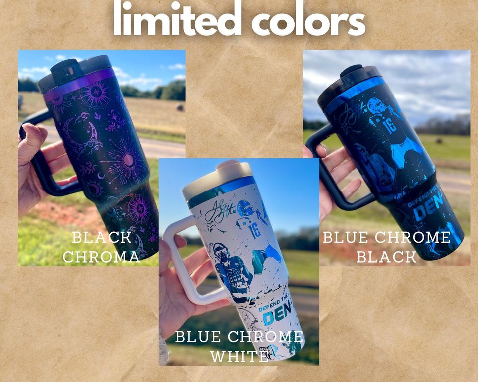 Billie Eilish 40oz Engraved Tumbler