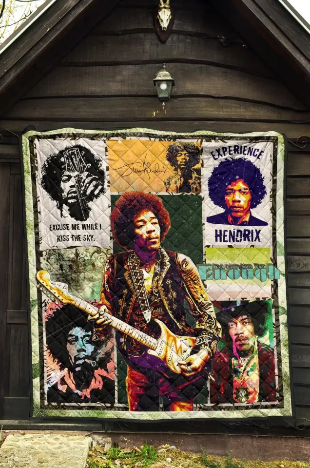 Jimi Hendrix Quilt Blanket Singer Home Decor For Fans