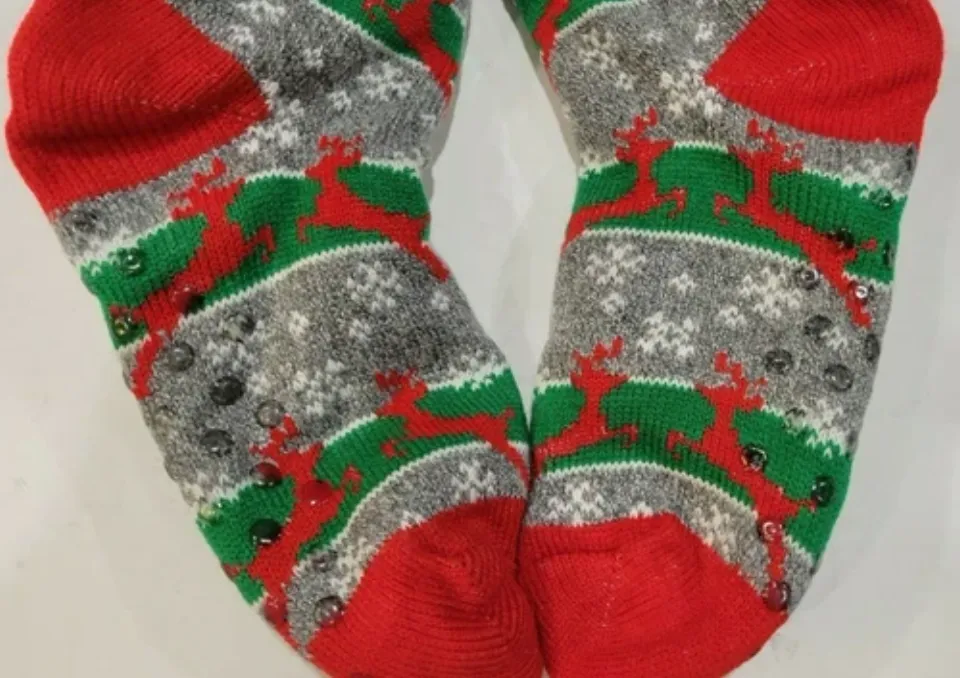 football Green Bay Packers Sherpa Slipper Socks, New