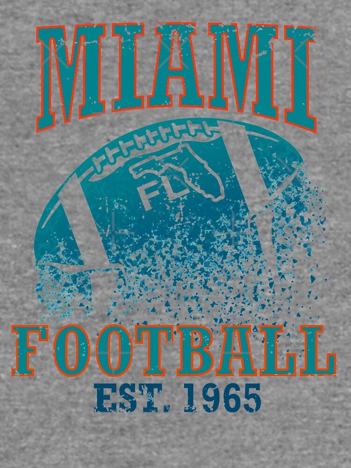 MIAMI FOOTBALL Vintage Lightweight Sweatshirt