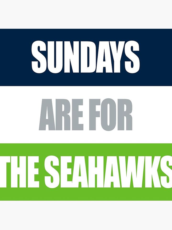 Sundays Are For The Seahawks Pillow