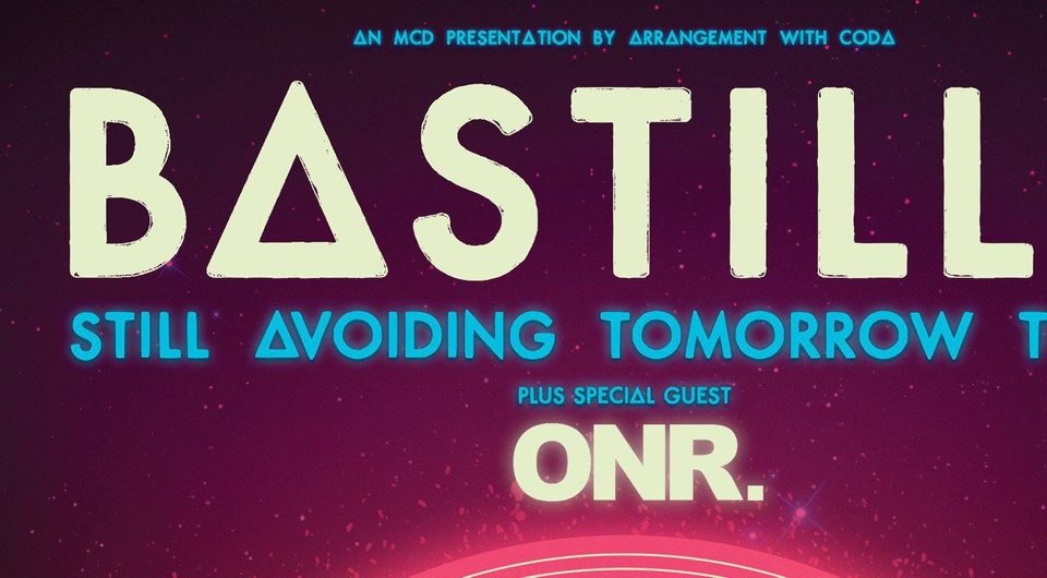 Bastille poster, Bastille's Still Avoiding Tomorrow Tour print, Music wall decor, Indie lover art