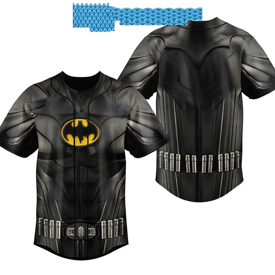 Batman DC Comics Baseball Jersey AOP Baseball Jersey Gift For Her Him
