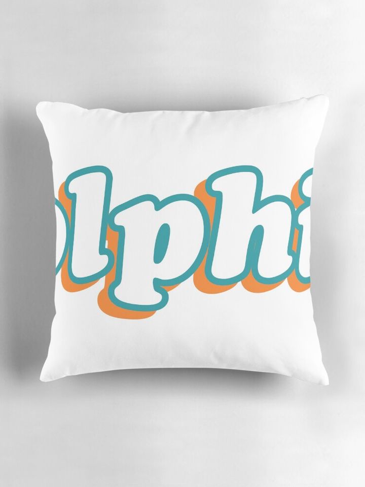 Miami Dolphins Pillow