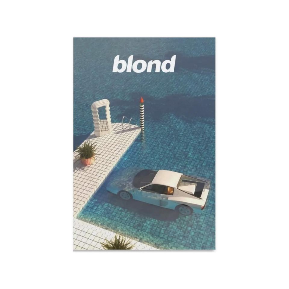 Frank Ocean 'BLOND' Vintage Poster
