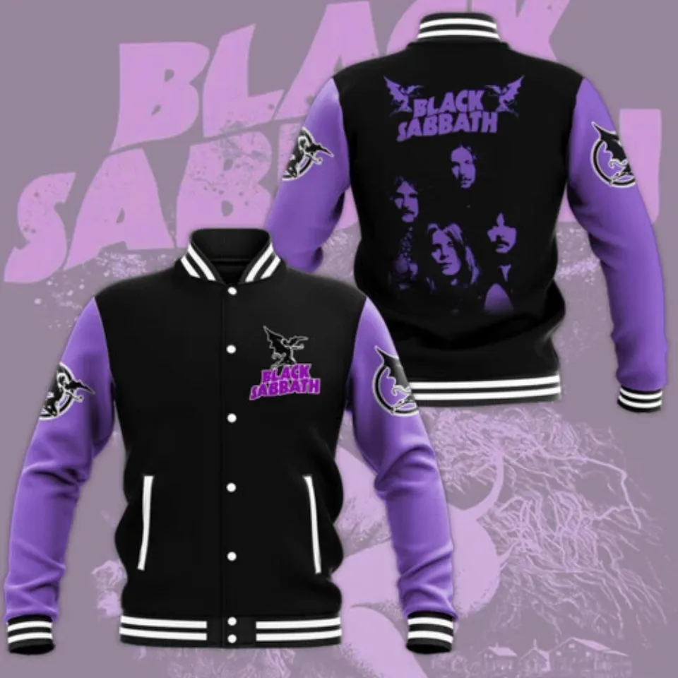 Black Sabbath Band Baseball Jacket