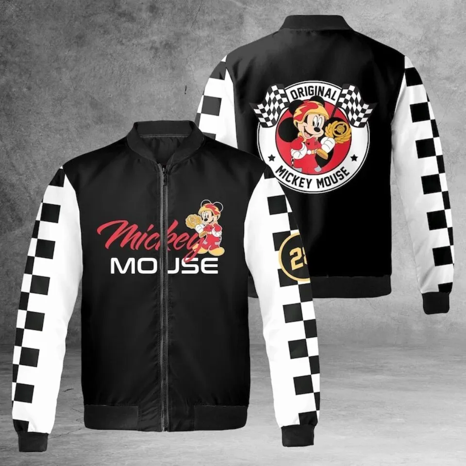 Bomber Jacket Micky Mouse, Jacket Disney, Jacket Disney Micky Theme Gift
