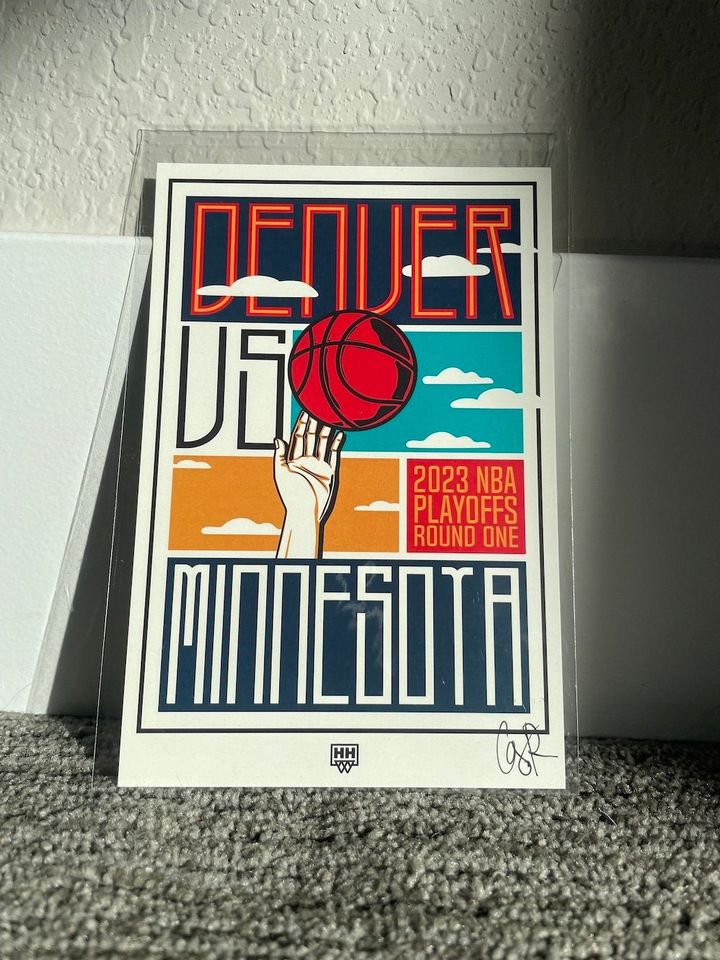 Denver vs Minnesota Mini Print