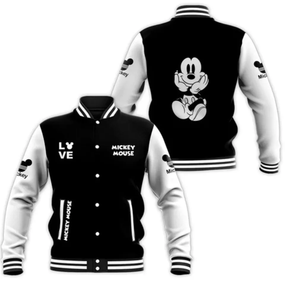 Mickey Baseball Jacket, Mickey Jacket Men, Mickey Racing Jacket