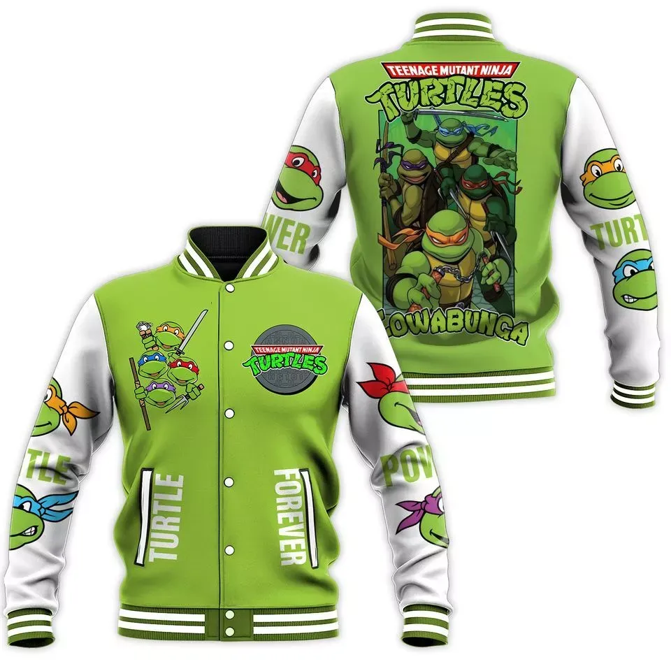 Teenage Mutant Ninja Turtles Cowabunga Baseball Jacket