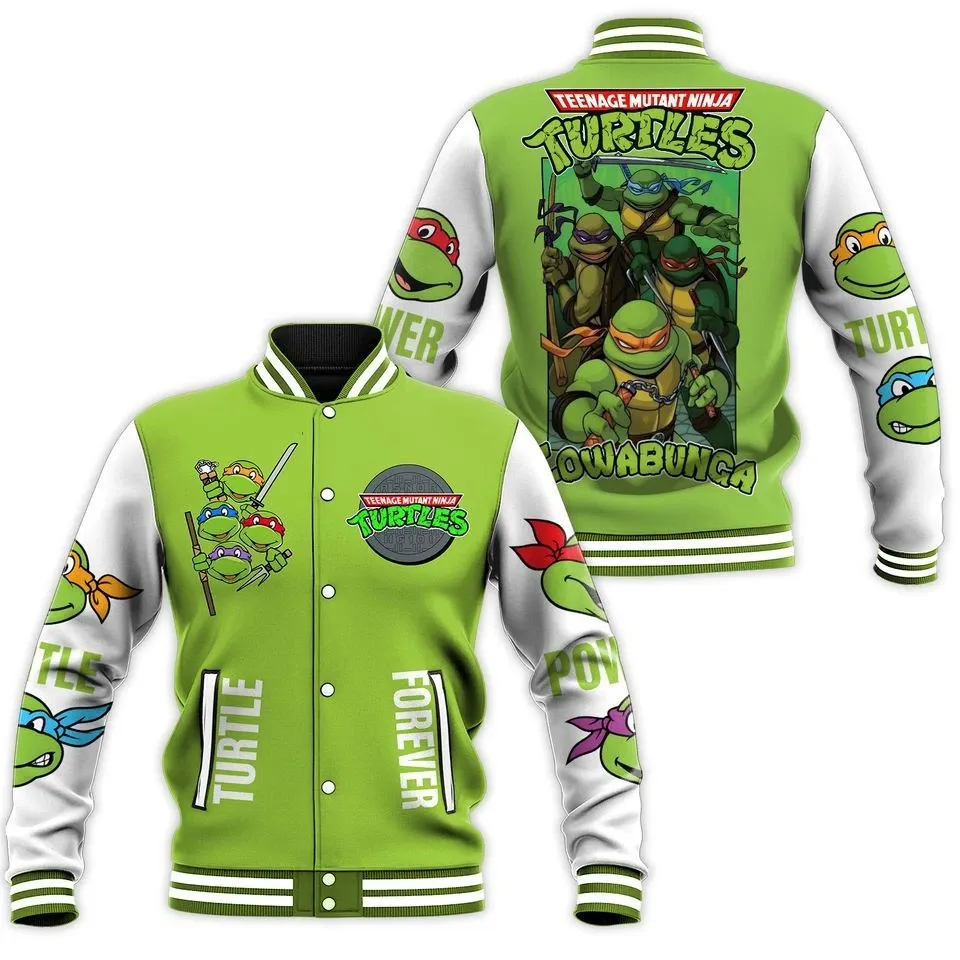 Teenage Mutant Ninja Turtles Cowabunga Baseball Jacket