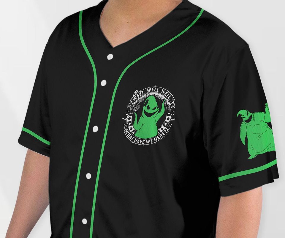 Halloween Oogie Boogie Baseball Jersey Ghost Baseball Shirt Halloween Jersey Shirt Gift