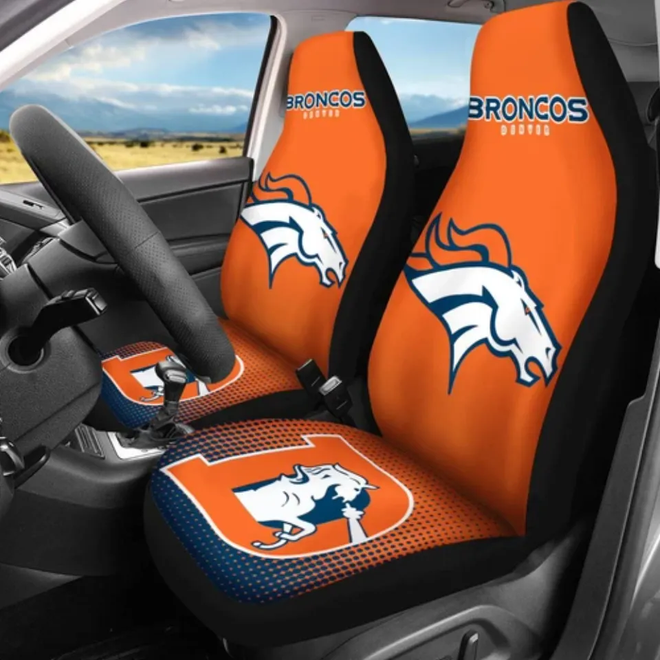Hot Denver Football Car Seat Cover