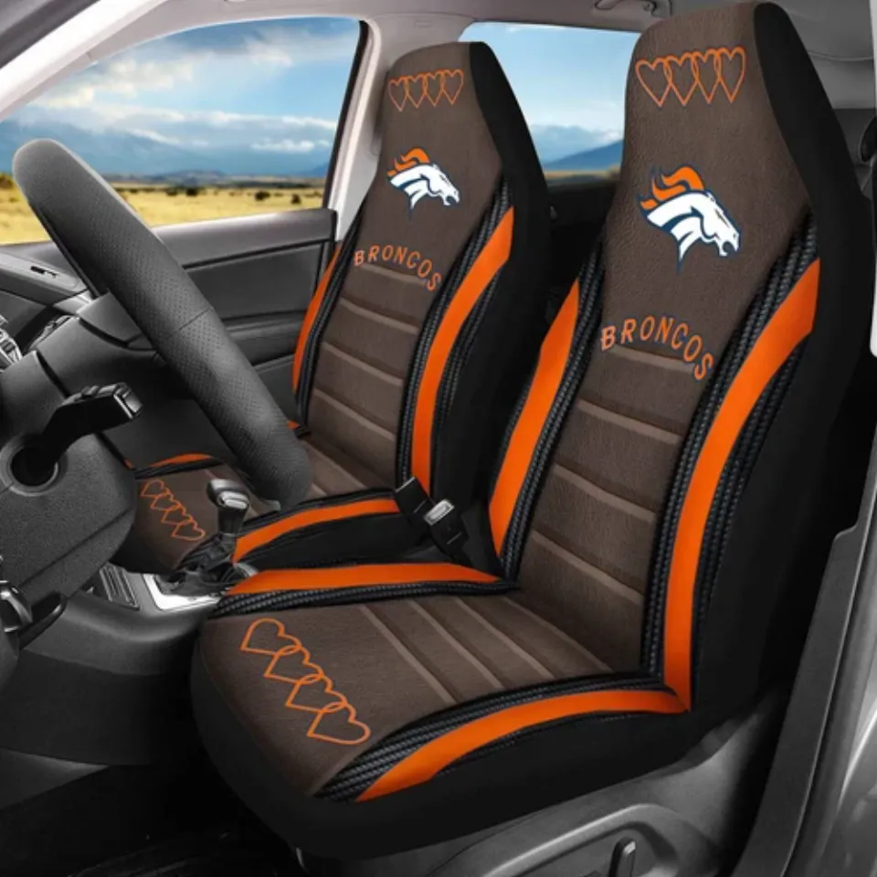 Hot Denver Football Car Seat Cover